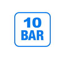 Perfecto para nadar y bucear: el reloj es resistente al agua hasta 10 bar (ISO 22810).
