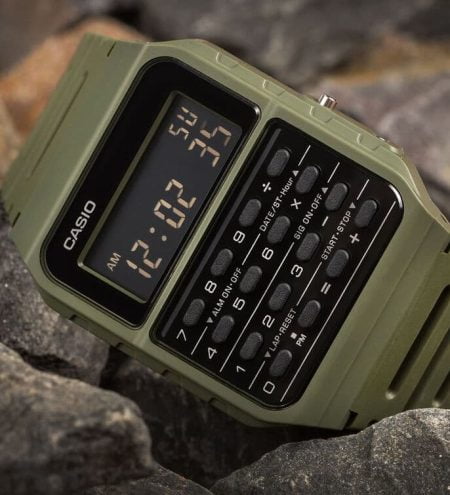 Reloj con calculadora